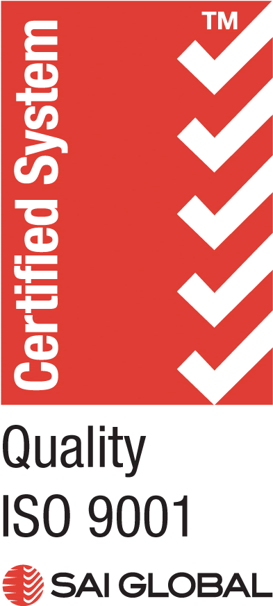 SAI GLOBAL　QUALITY ISO 9001　Certified System